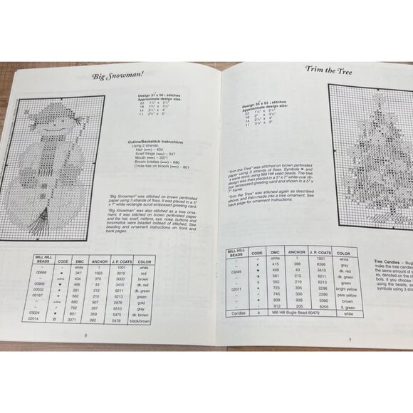 Christmas Wishes Cross-Stitch Pattern Book By Country Cross-Stitch - Picture 3 of 3